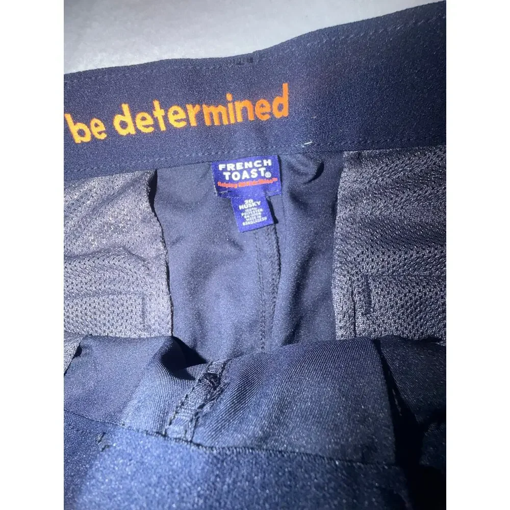 French toast kids New navy blue shorts with adjustable waistband